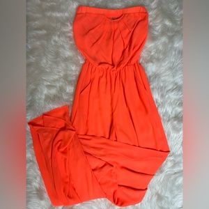 Gianni Bini neon orange jumpsuit - XS